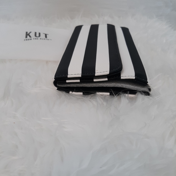 Cut from the kloth vegan stripe wallet *P1 NIB - Picture 4 of 4